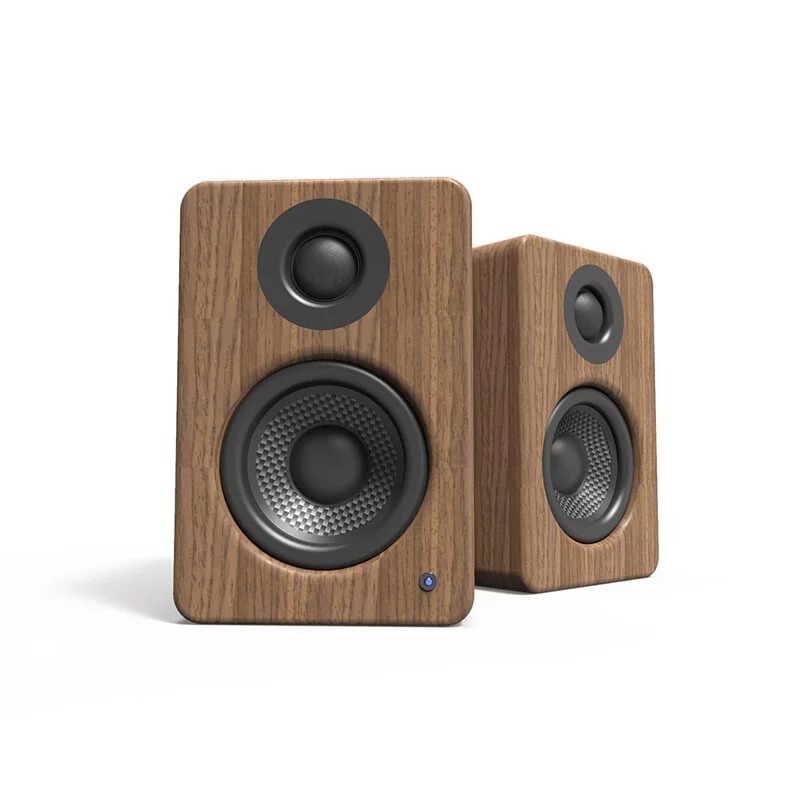 Kanto YU2 立體聲書架喇叭 胡桃木紋