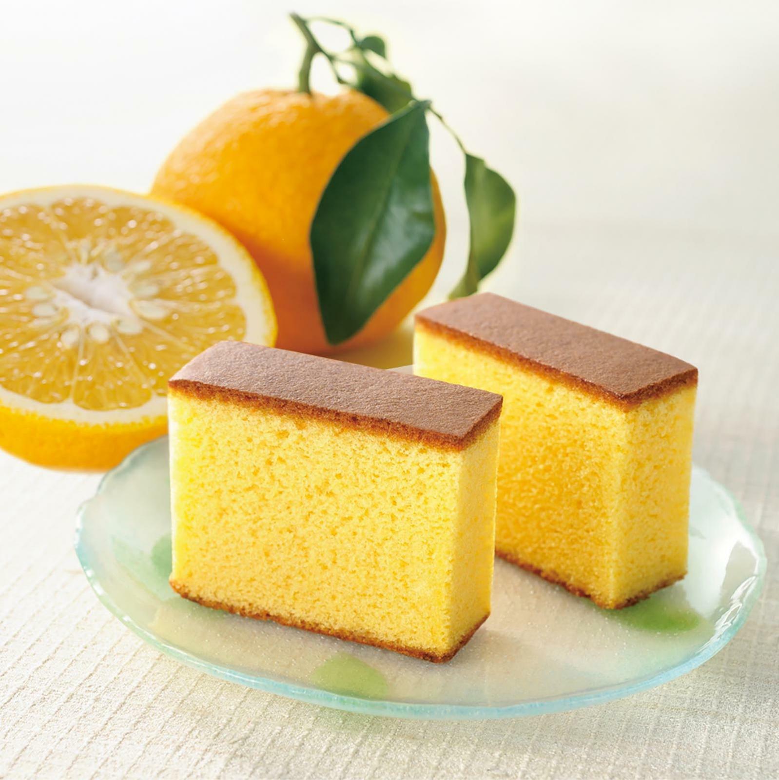 文明堂｜夏日柑橘長崎蛋糕