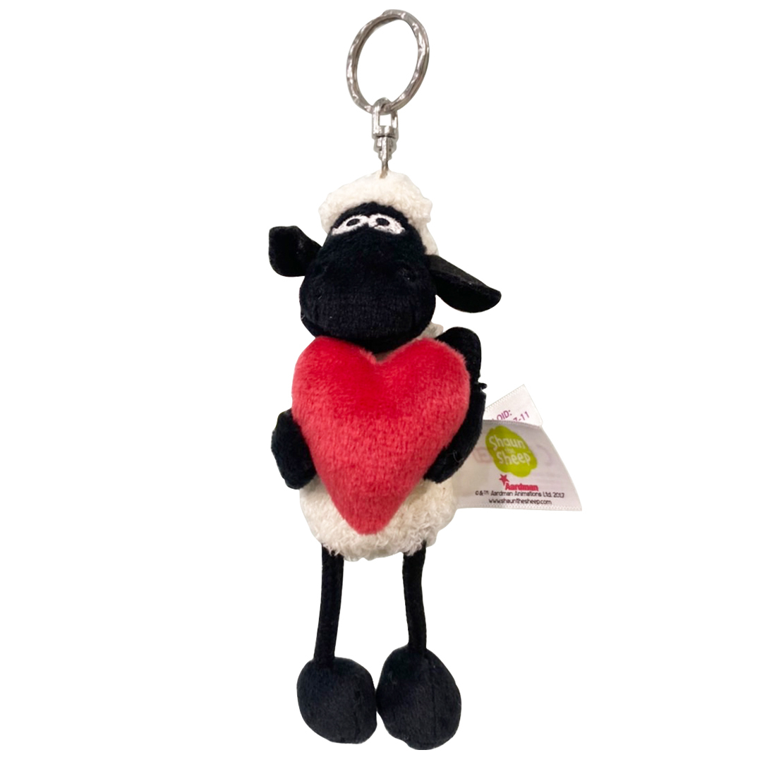 《笑笑羊》NICI 愛心尚恩鑰匙圈