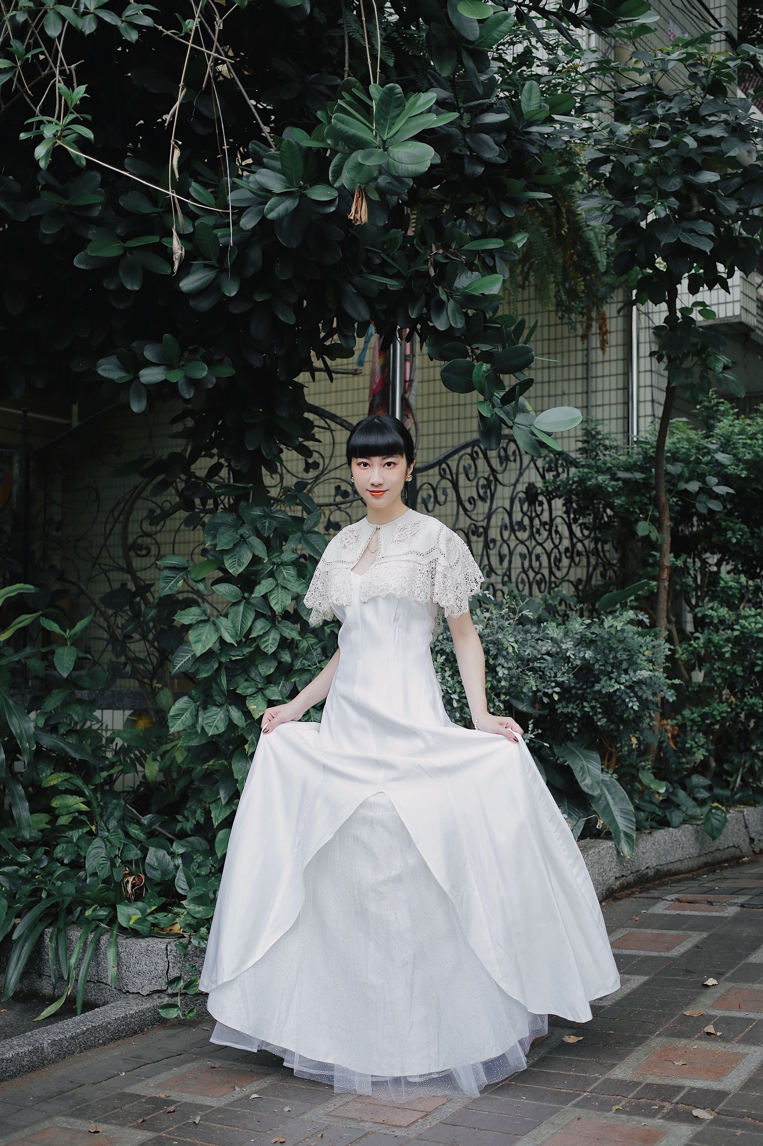Vintage GUNNE SAX Dress / 古董細肩帶澎裙禮服