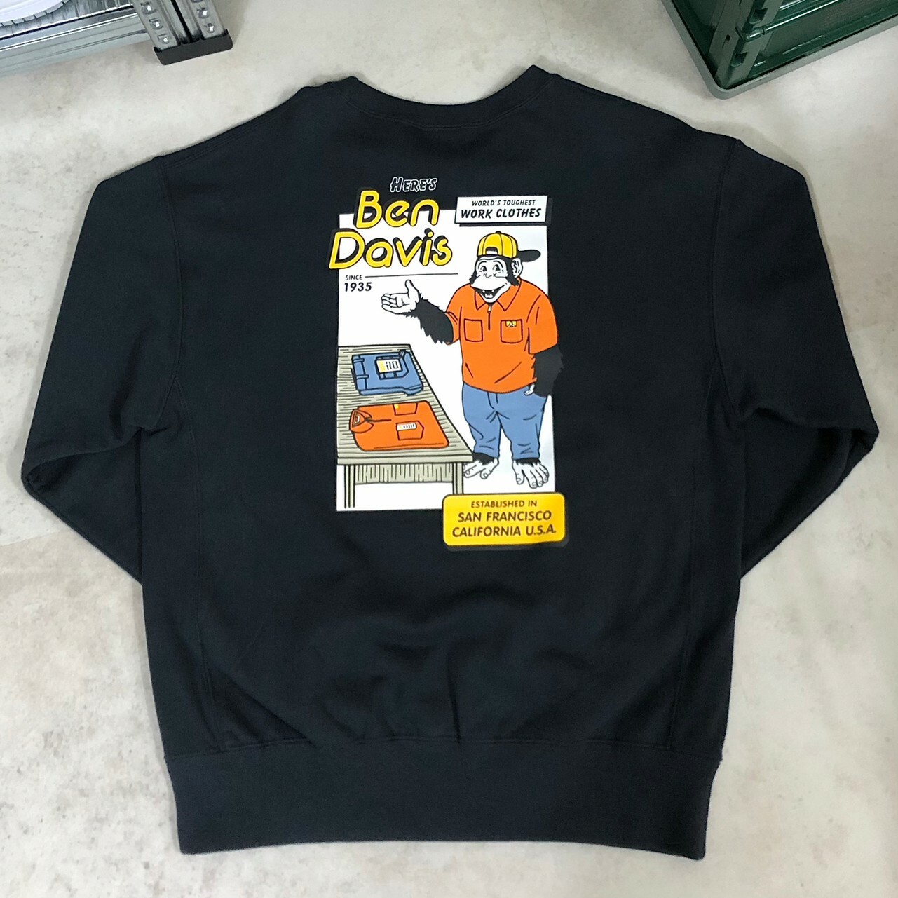 Ben Davis 大學T 長袖 圓領 C-1780041