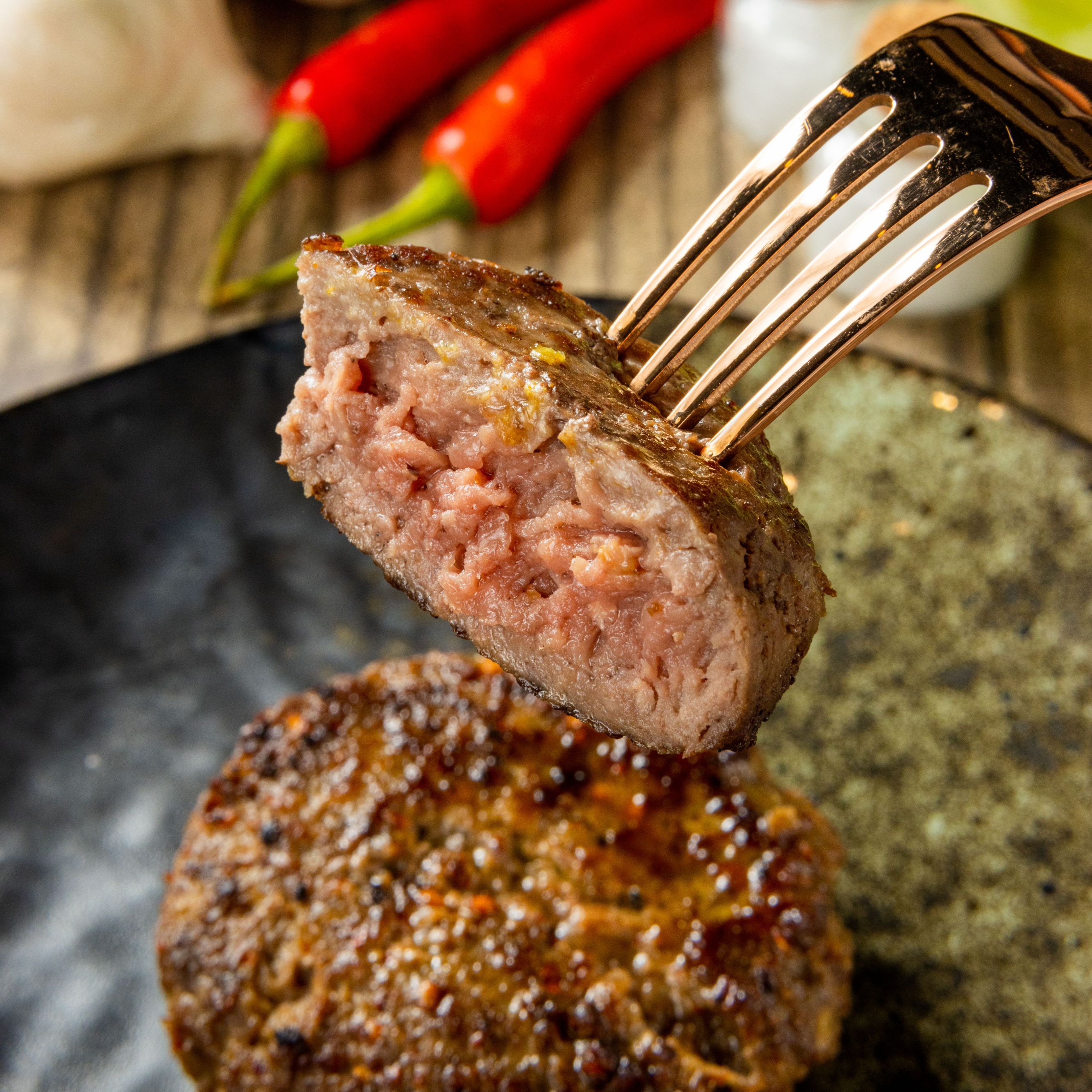 菠蘿牛肉漢堡排