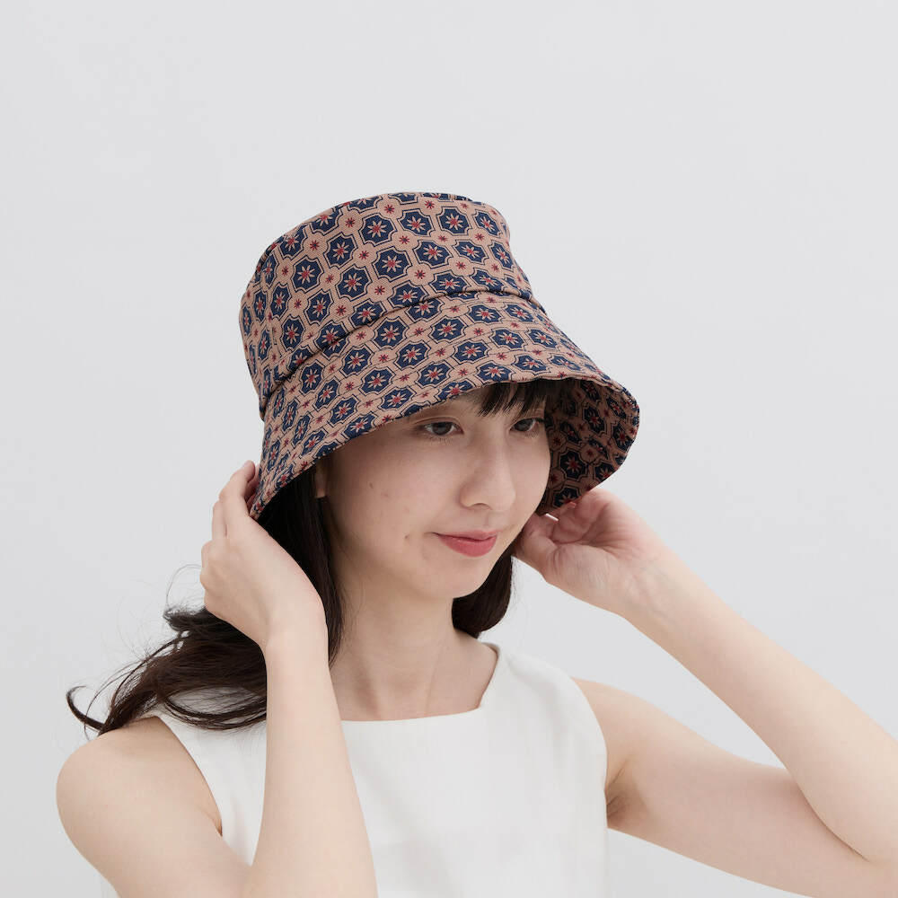 Fisherman Hat-Old Ceramic Tile No.2/Antique Dark Blue