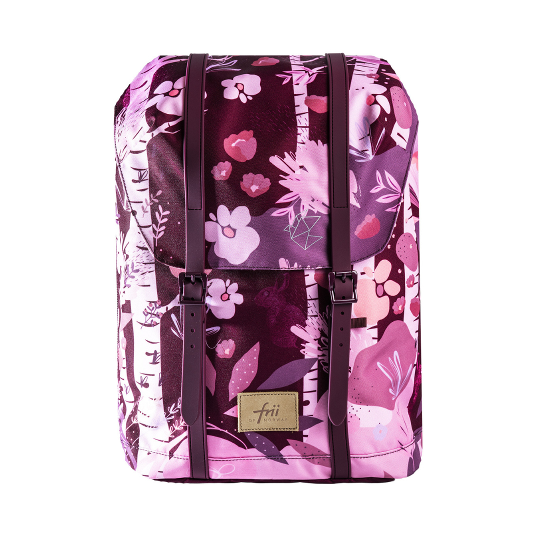 Frii Retro 30L 護脊書包 - 23200 Flower Bunny Dark