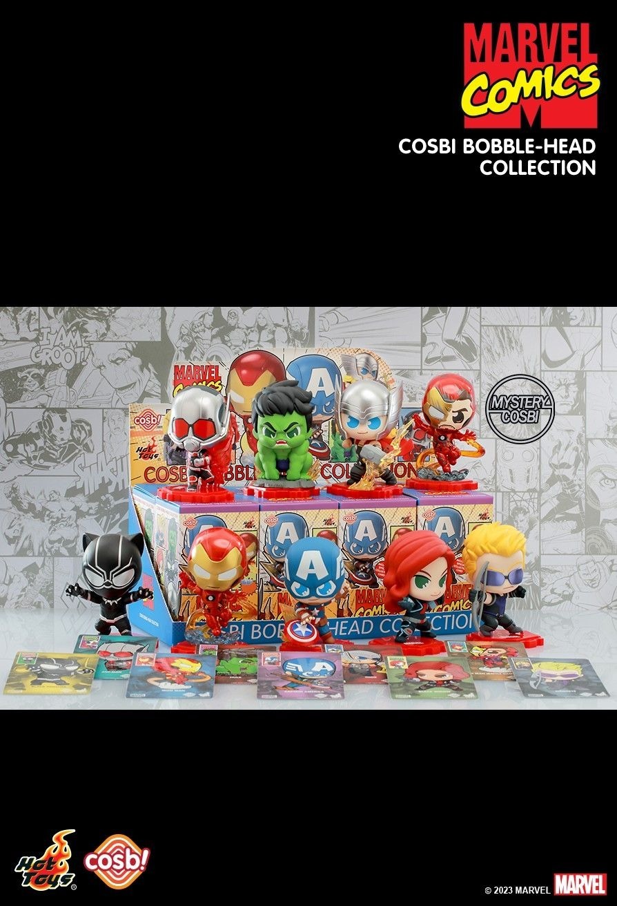 Hot Toys 復仇者聯盟 Cosbi 盲盒迷你珍藏人偶系列 (1 set 8隻)