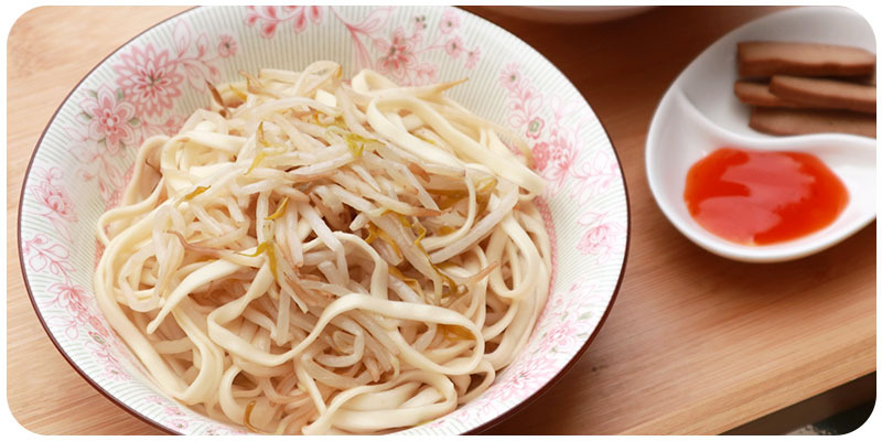 上智關廟麵 - 推薦食譜 - 蒜味豆菜麵