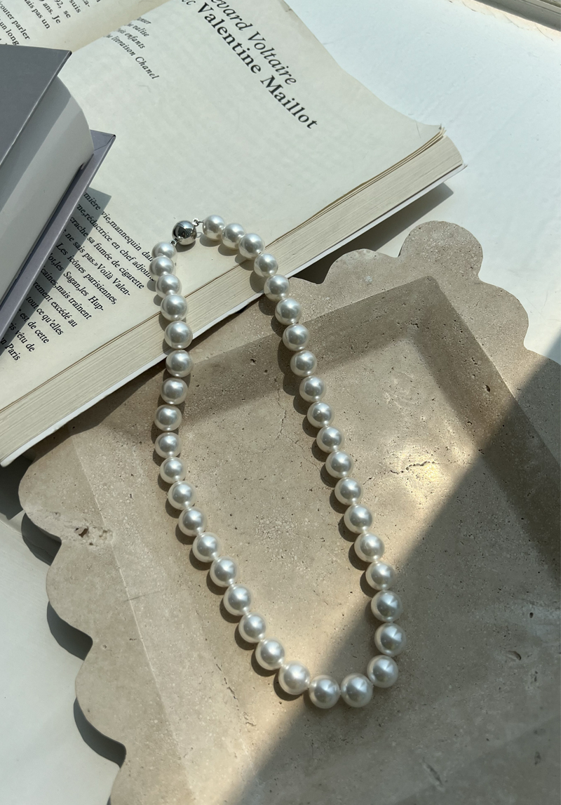 正韓-珍珠磁吸式項鍊