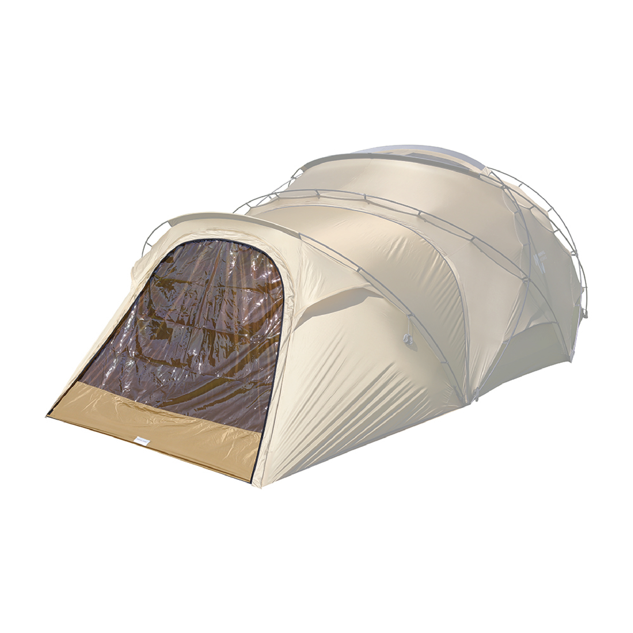 Minimal Works｜Shelter G 專屬前庭布專用 TPU 透光門｜卡其沙