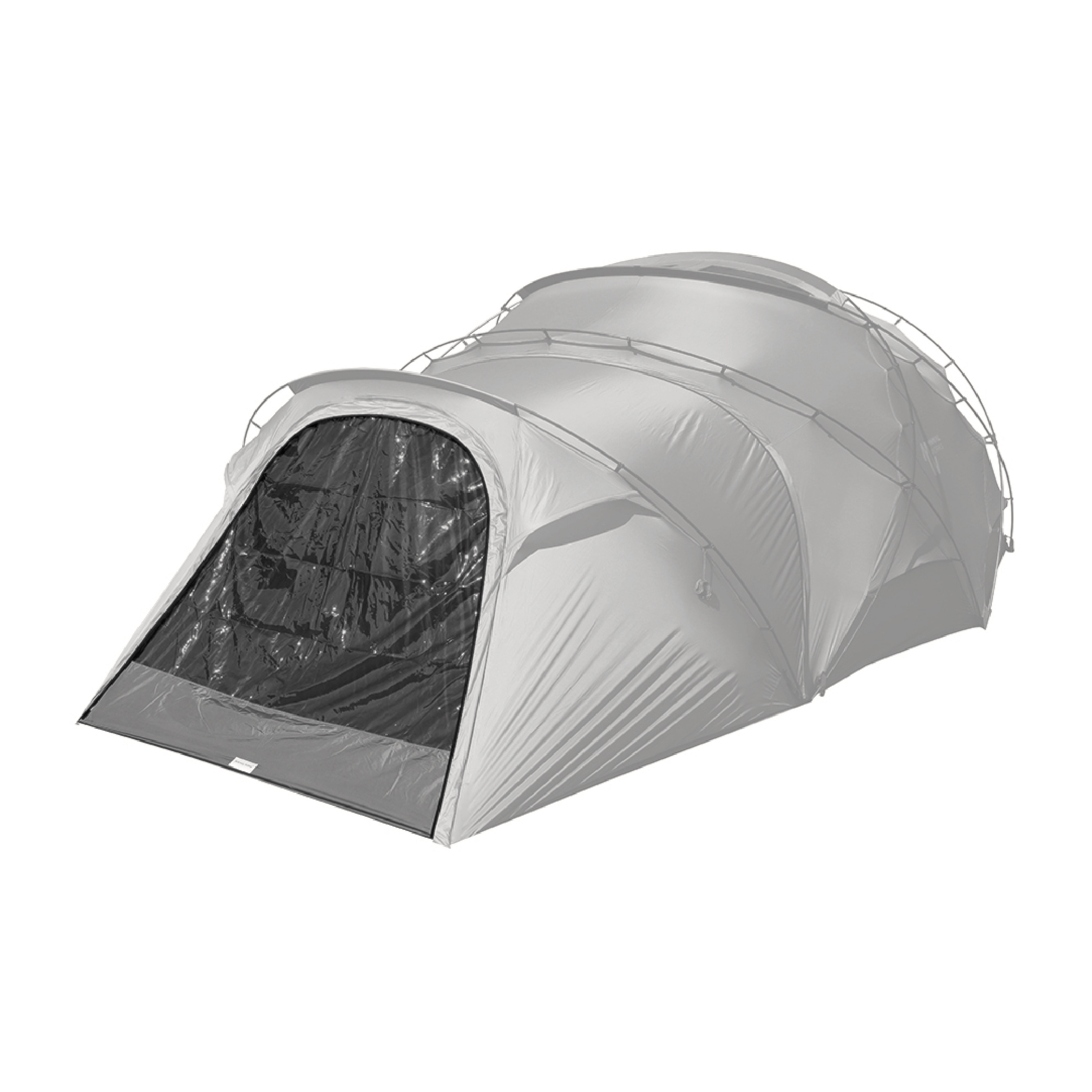 Minimal Works｜Shelter G/GH專屬前庭布專用 TPU 透光門｜石墨黑