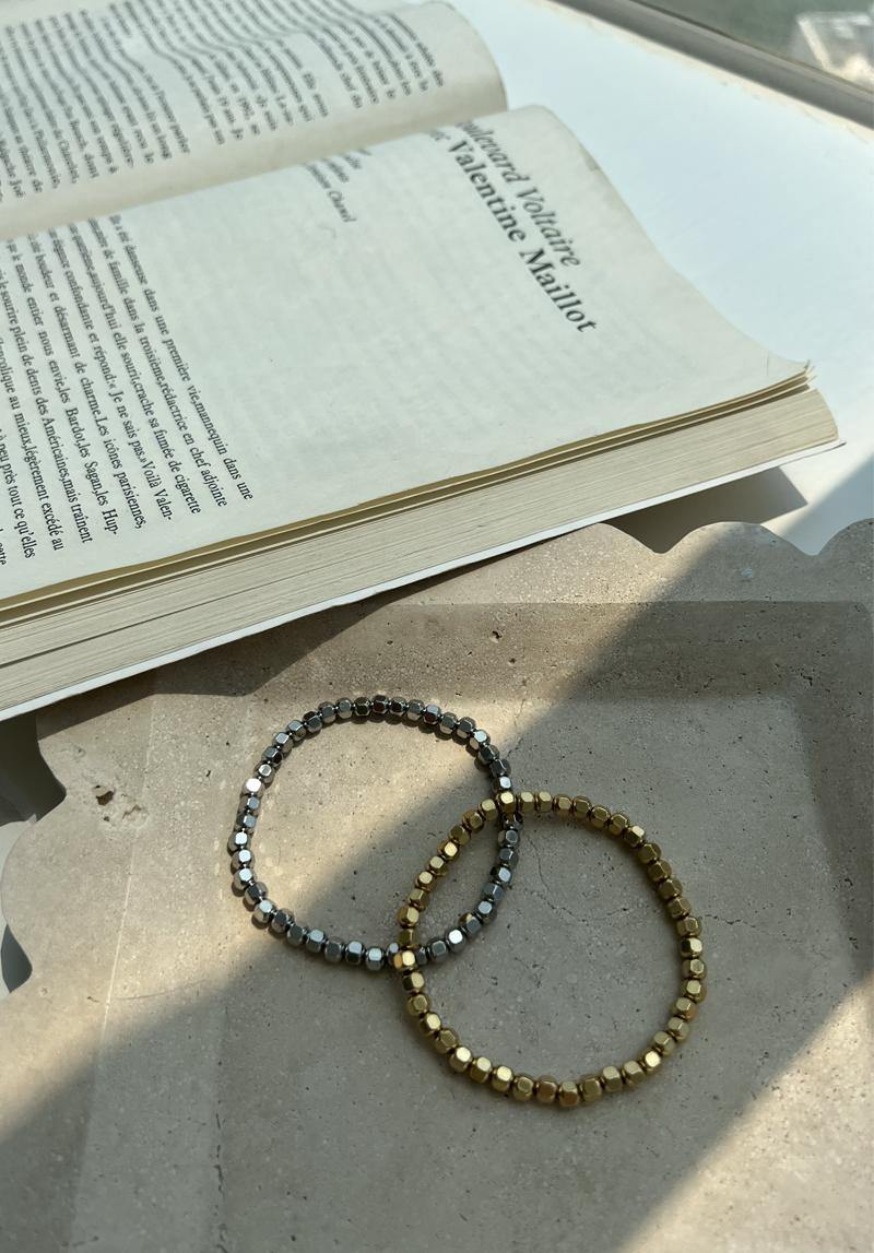 素面個性手鍊(有彈性)*2色