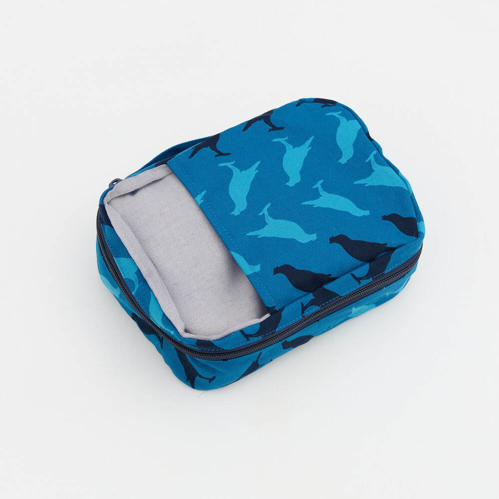 Packing Cube/Crested Myna No.5/Dark Lake Blue