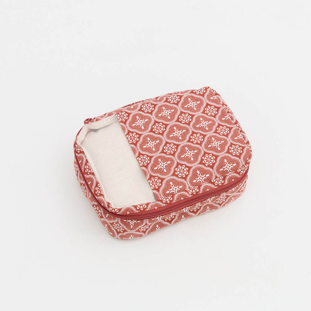 Packing Cube/Begonia Glass Pattern/Lady Rouge