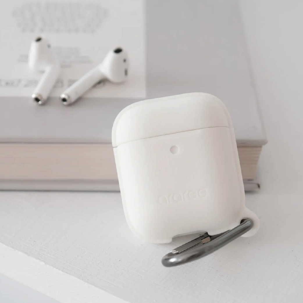 韓國品牌 araree | AirPods Case | POPS 皮革質感矽膠保護套