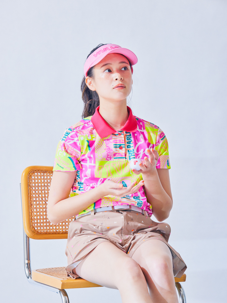 女士 PARLOR圖騰POLO衫