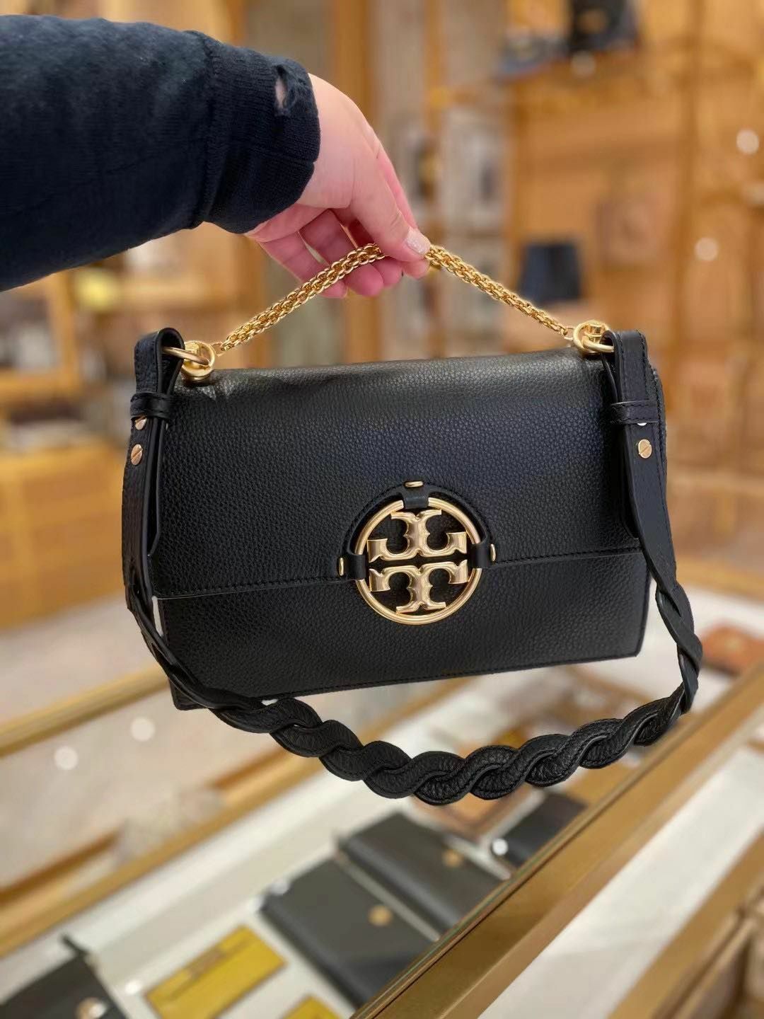 TORY BURCH MILLER CROCO 新品(トリ–バチ–)⭕️柄デザインプリント - e