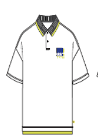 男士 素面徽章短袖POLO衫