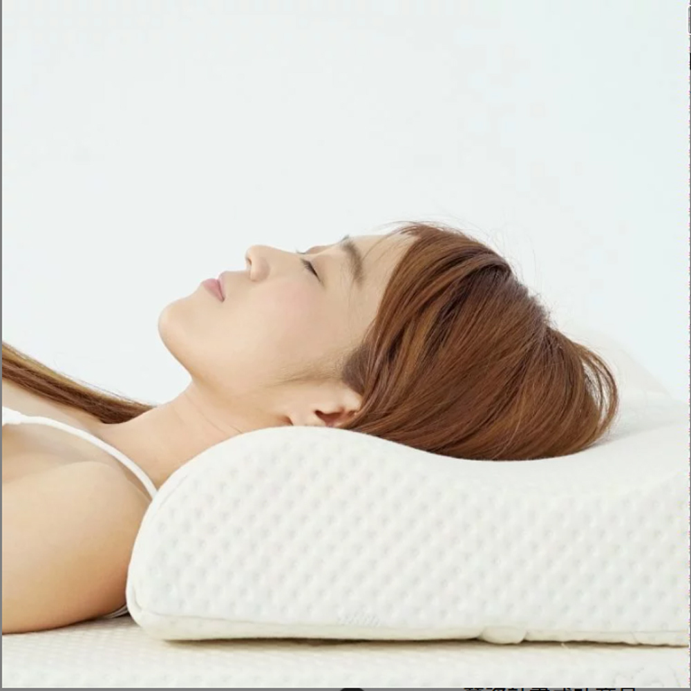 防霉抗菌乳膠枕頭-透氣護頸眠花糖枕