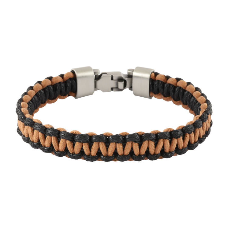 Bico手鍊，男士手鍊 雙色手工編織；帥氣民族風（3191）