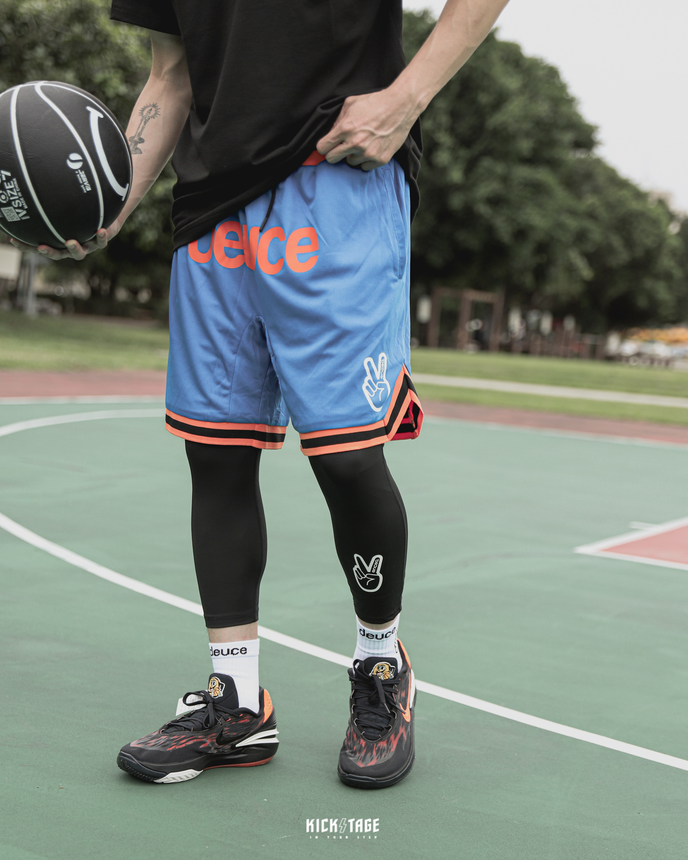 [售出無退換]男款 Deuce Brand Vibe Shorts Howard 九色 魔獸 同款 LOGO 抽繩 寬鬆 復古 籃球褲 短褲【DE001】ABshorts 25SALE