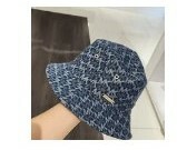 [S] MICHAEL KORS JS3002PA0Z MONOGRAM BUCKET HAT,INDIGO RINSE, 196163869735 (SMK339)