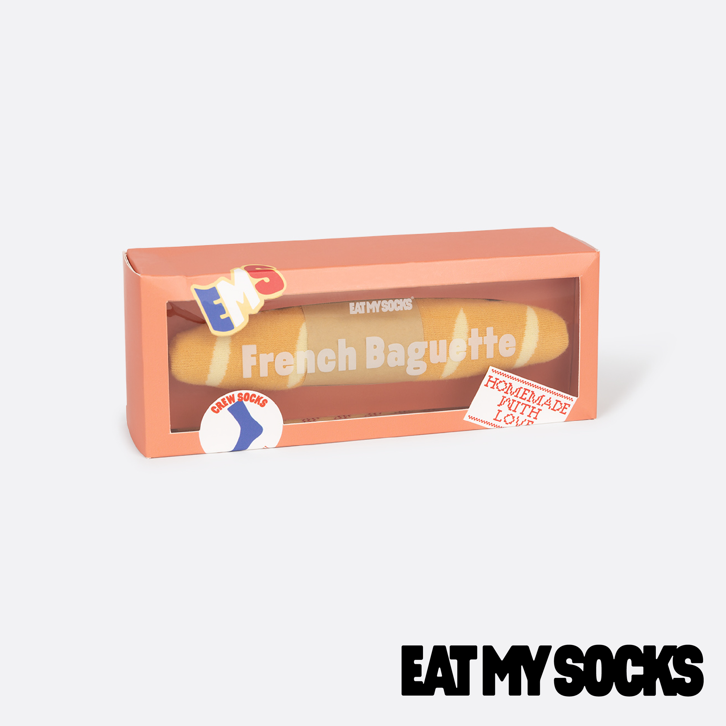 EAT MY SOCKS｜襪子｜早餐系列｜法國長棍麵包