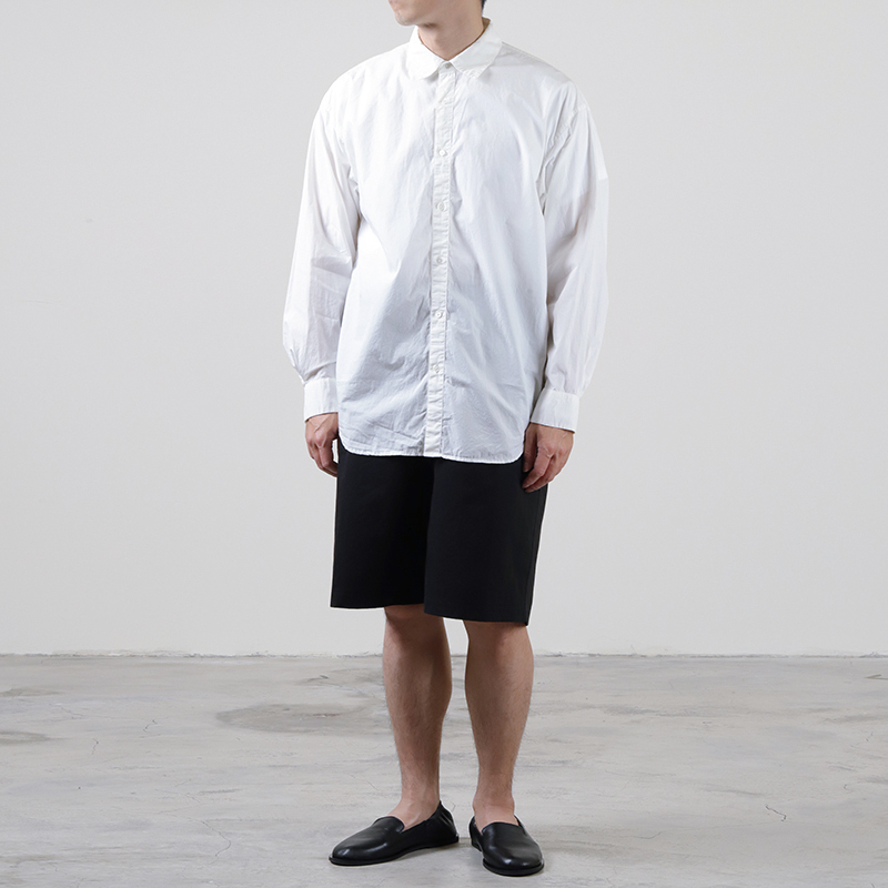 ATON COTTON LAWN OVERSIZED SHIRT 春夏 COTTON LAWN | OVERSIZED SHORT SLEEVE SHIRT – ATON | エイトン