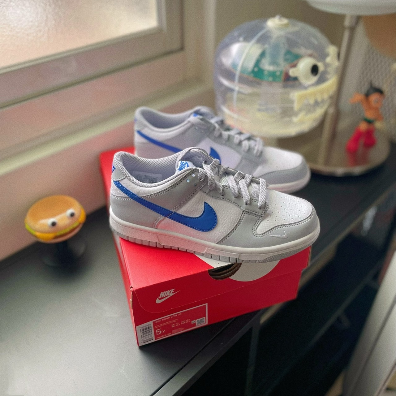 Nike Dunk Low 冰藍湖泊 歐美限定 皇家藍 白色 藍色 小勾 刺繡 FN3878-001