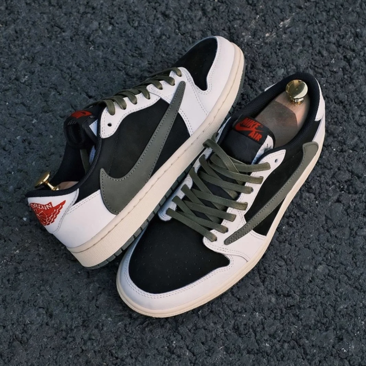 Nike W Air Jordan 1 Low x Travis Scott OG Olive 倒勾橄欖綠