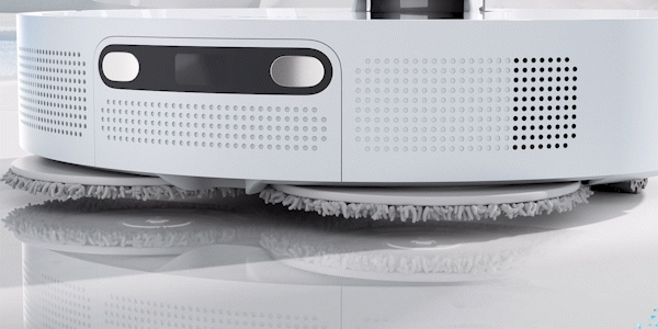 L10s Prime AI全能掃拖機器人仿人手按壓的模式每分鐘180轉的高速旋轉獨家三層式複合拖布