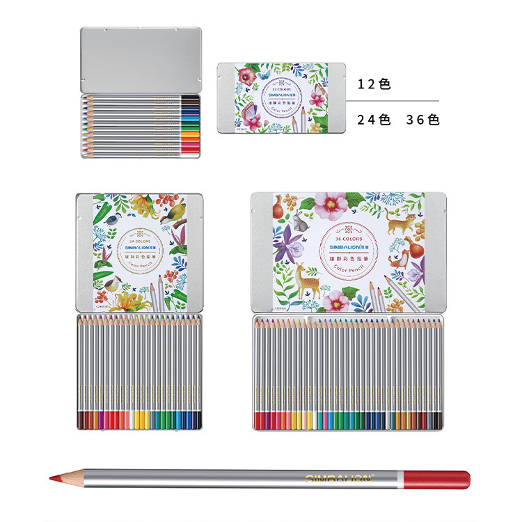 【雄獅】12/24/36色 塗頭油性色鉛筆