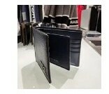 [S] MICHAEL KORS 36F2LCRF6U COOPER BILLFOLD W PASSCASE LEATHER,NAVY, 196163417547 (SMK357)