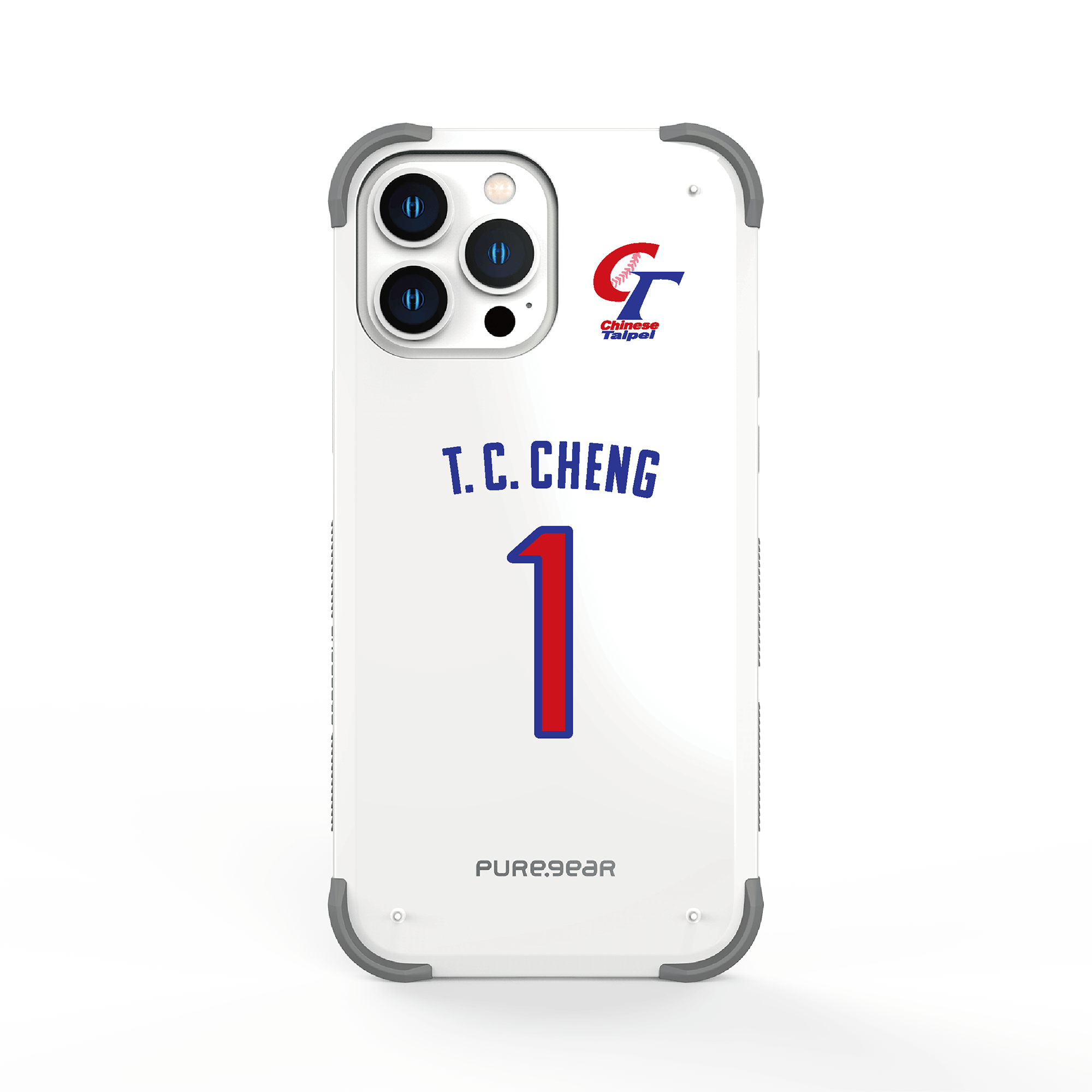 iPhone 13/12/11 坦克軍規防摔手機 / CT背號 1-17 (WBC)