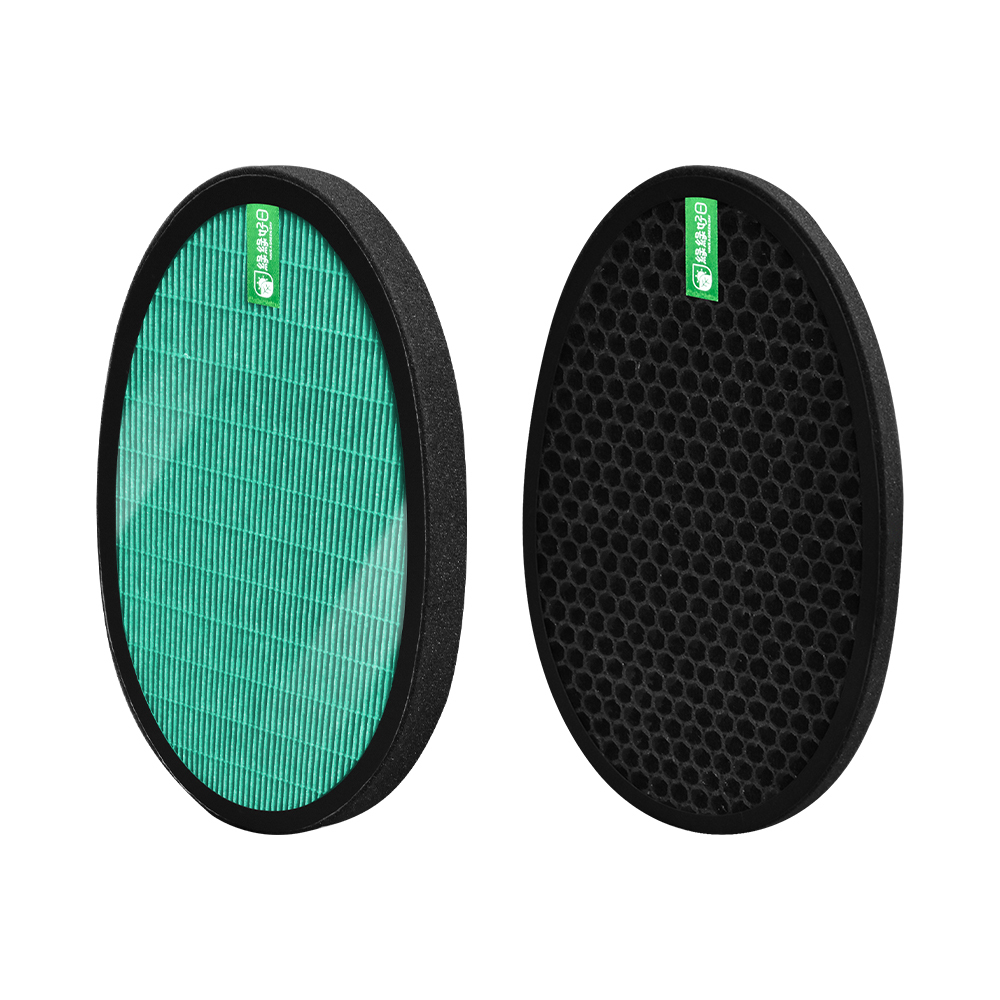 綠綠好日 適用LG 大白 PS-W309WI/AS-401WWJ1/AS401WWL2【單套組】HEPA抗菌濾芯 蜂巢式活性碳濾網