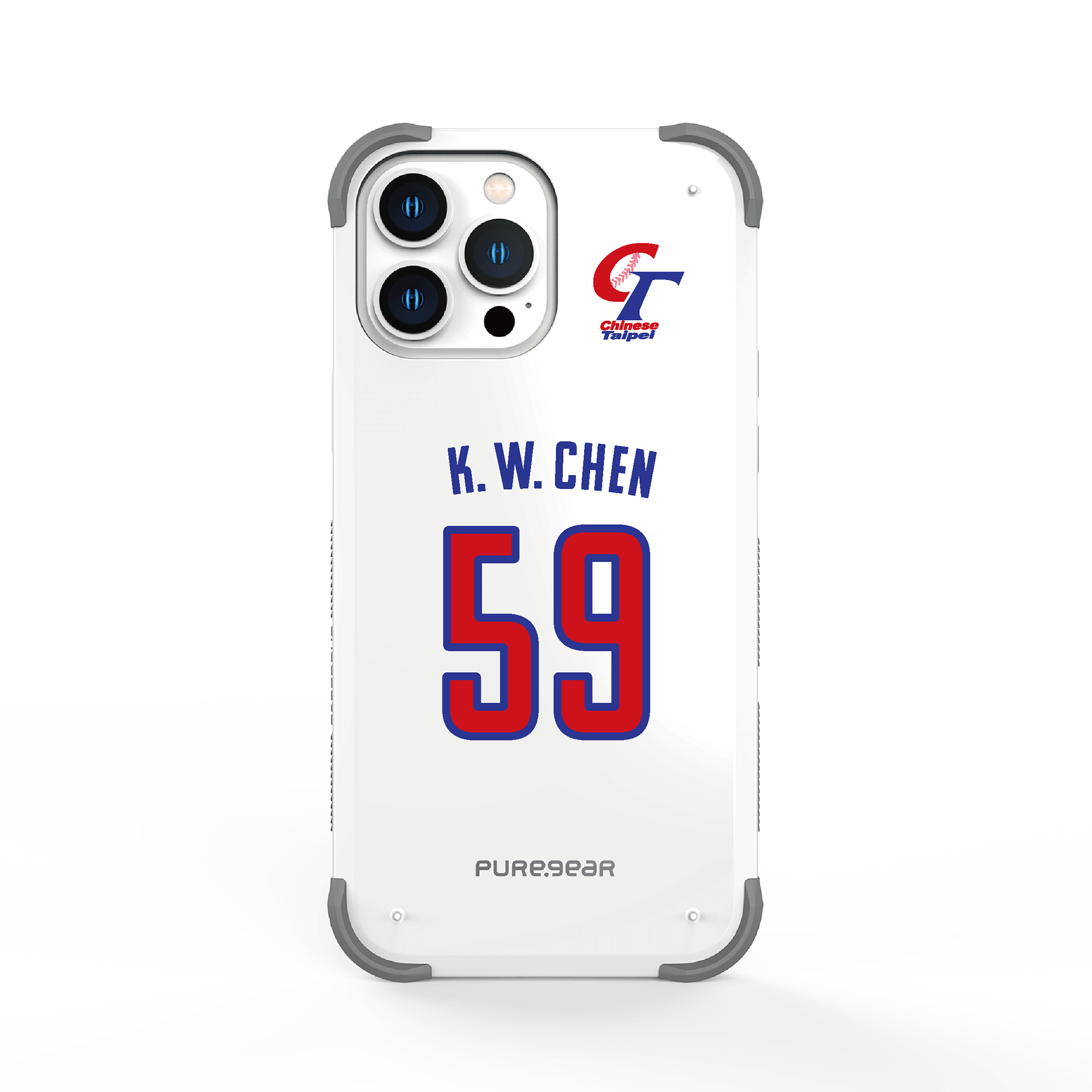 iPhone 13/12/11 坦克軍規防摔手機 / CT背號 59-93 (WBC)