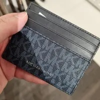 [S] MICHAEL KORS 36U9LCRD1B COOPER TALL CARD CASE,ADML/PL BLUE, 193600528095 (SMK363)