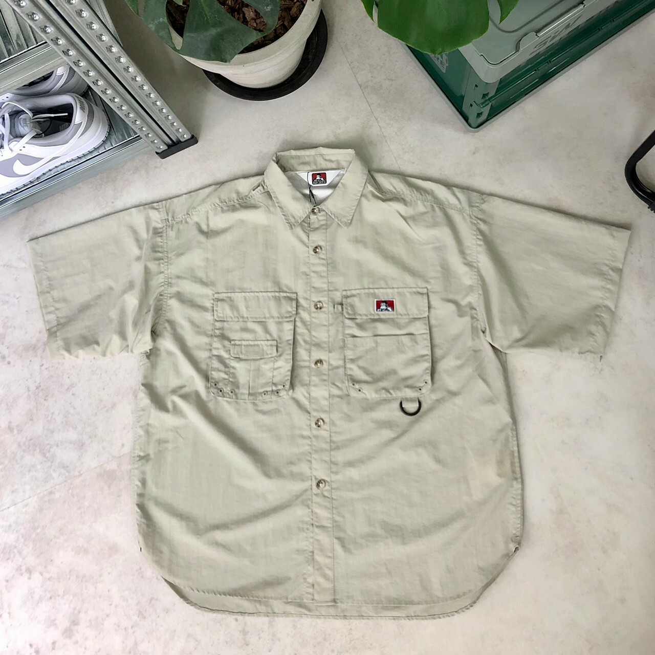 Ben Davis 短袖工裝襯衫 G-0580039