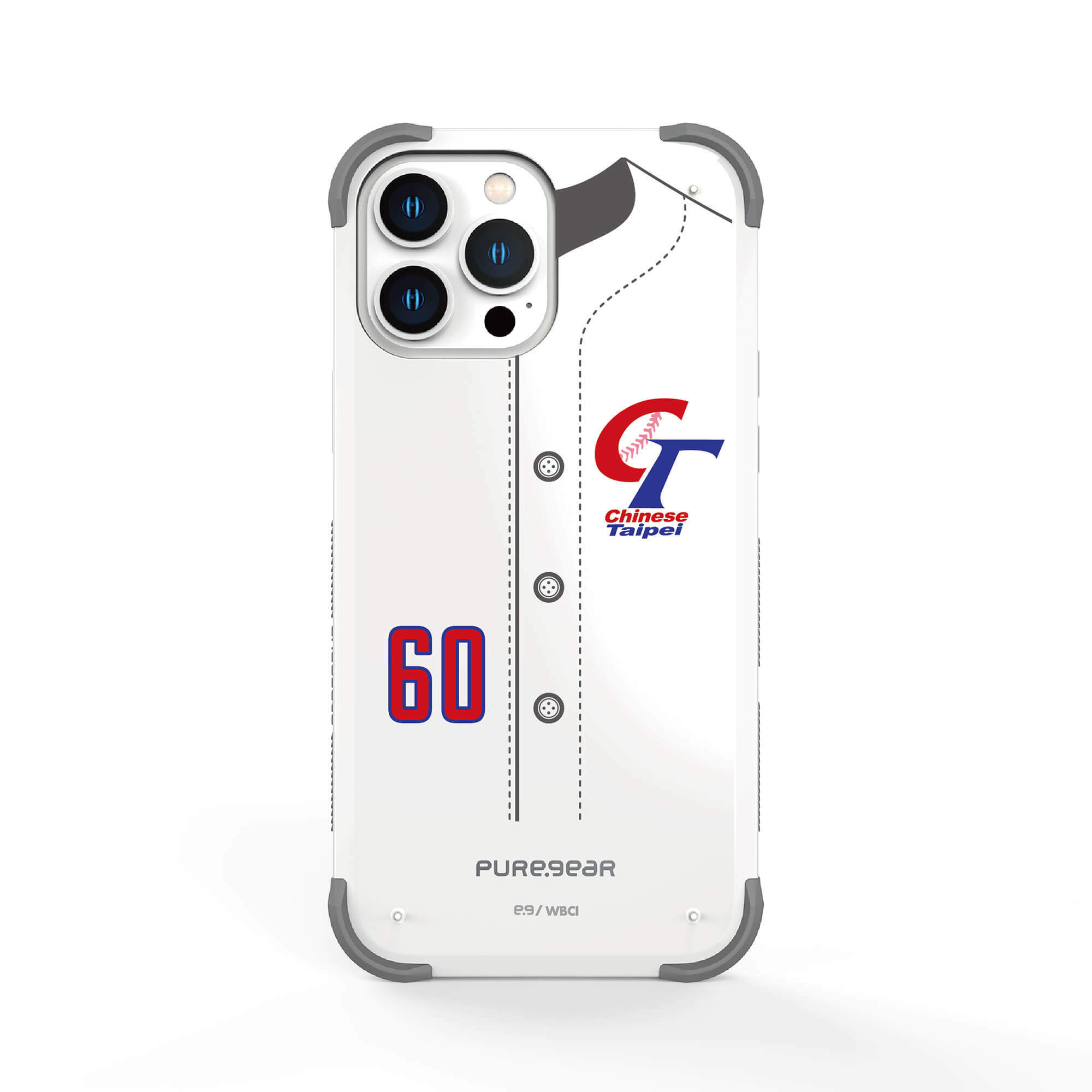 iPhone 13/12/11 坦克軍規防摔手機 / CT球衣 59-90 (WBC)