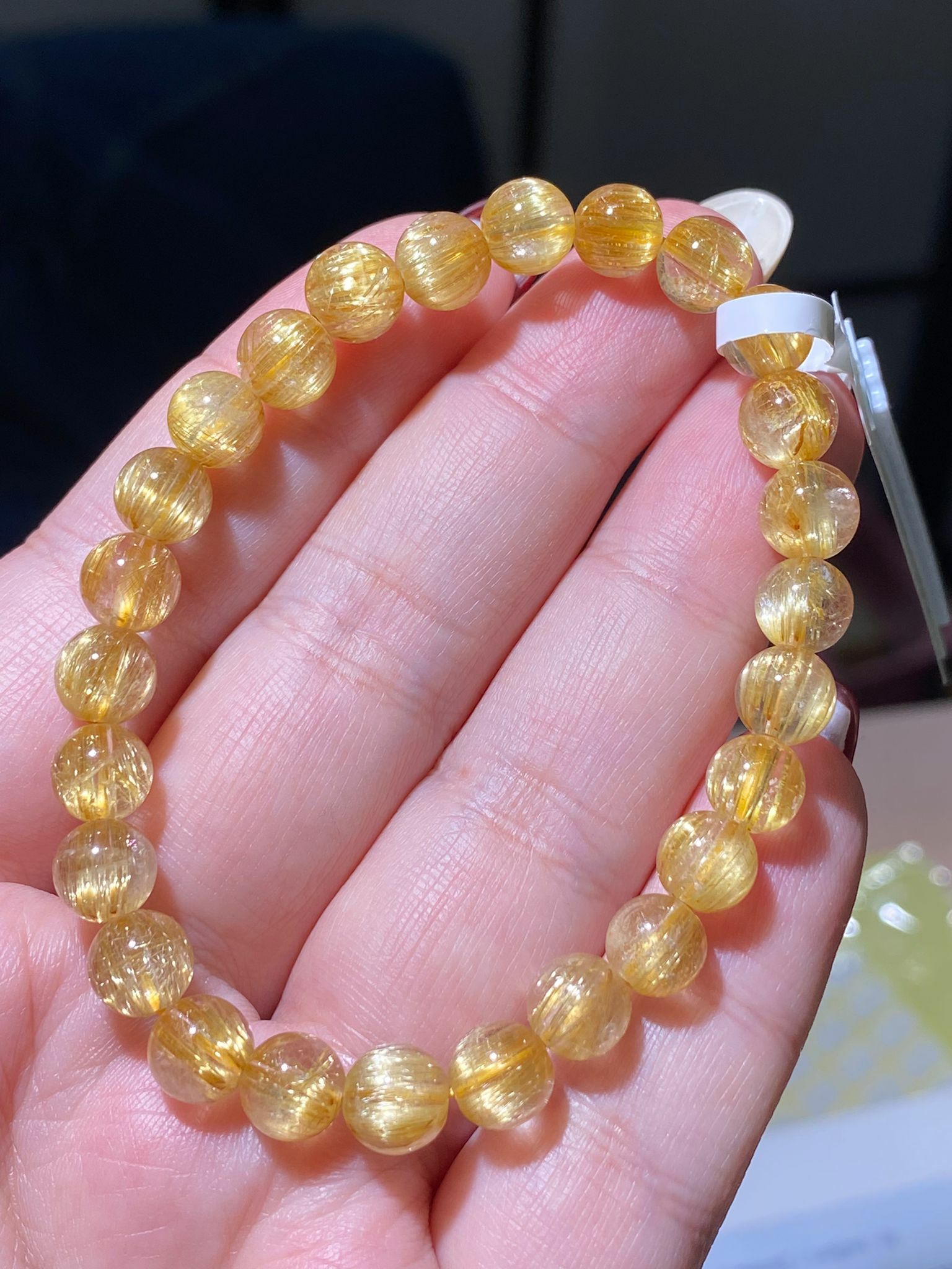 7-7.3mm高質金鈦晶