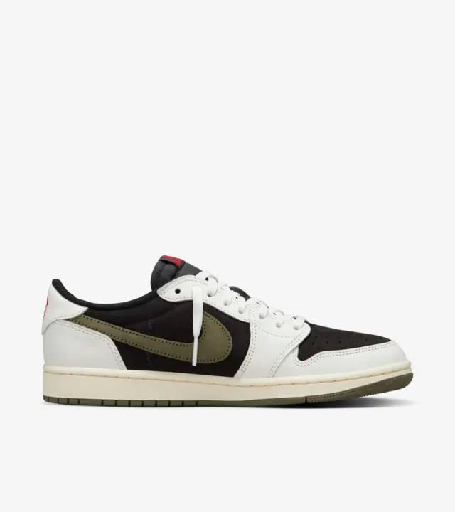 Travis Scott x Wmns Air Jordan 1 Retro Low OG 'Olive' 倒