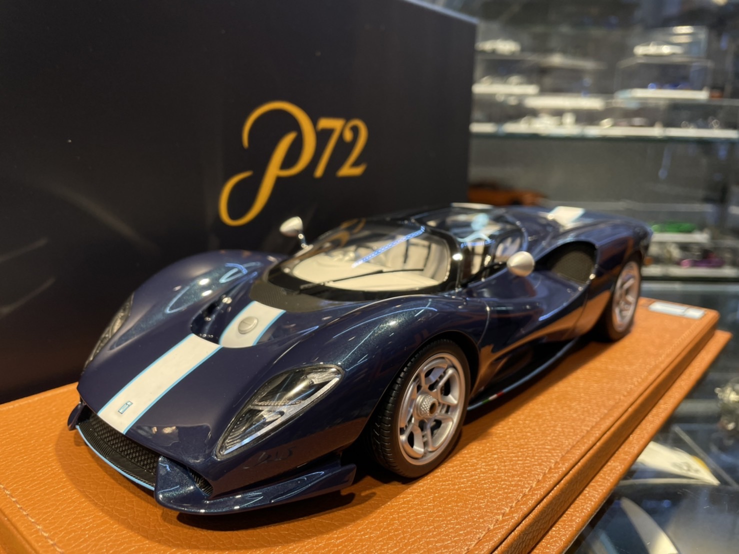 peako ピーコ 1/18 デ・トマソ P72 2024 ミニカー 当日発送 1/18 De Tomaso P72 2024 Silver | Peako Model