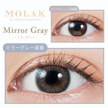 [防UV] MOLAK 1 DAY Mirror Gray 日拋彩妝隱形眼鏡｜每盒10片
