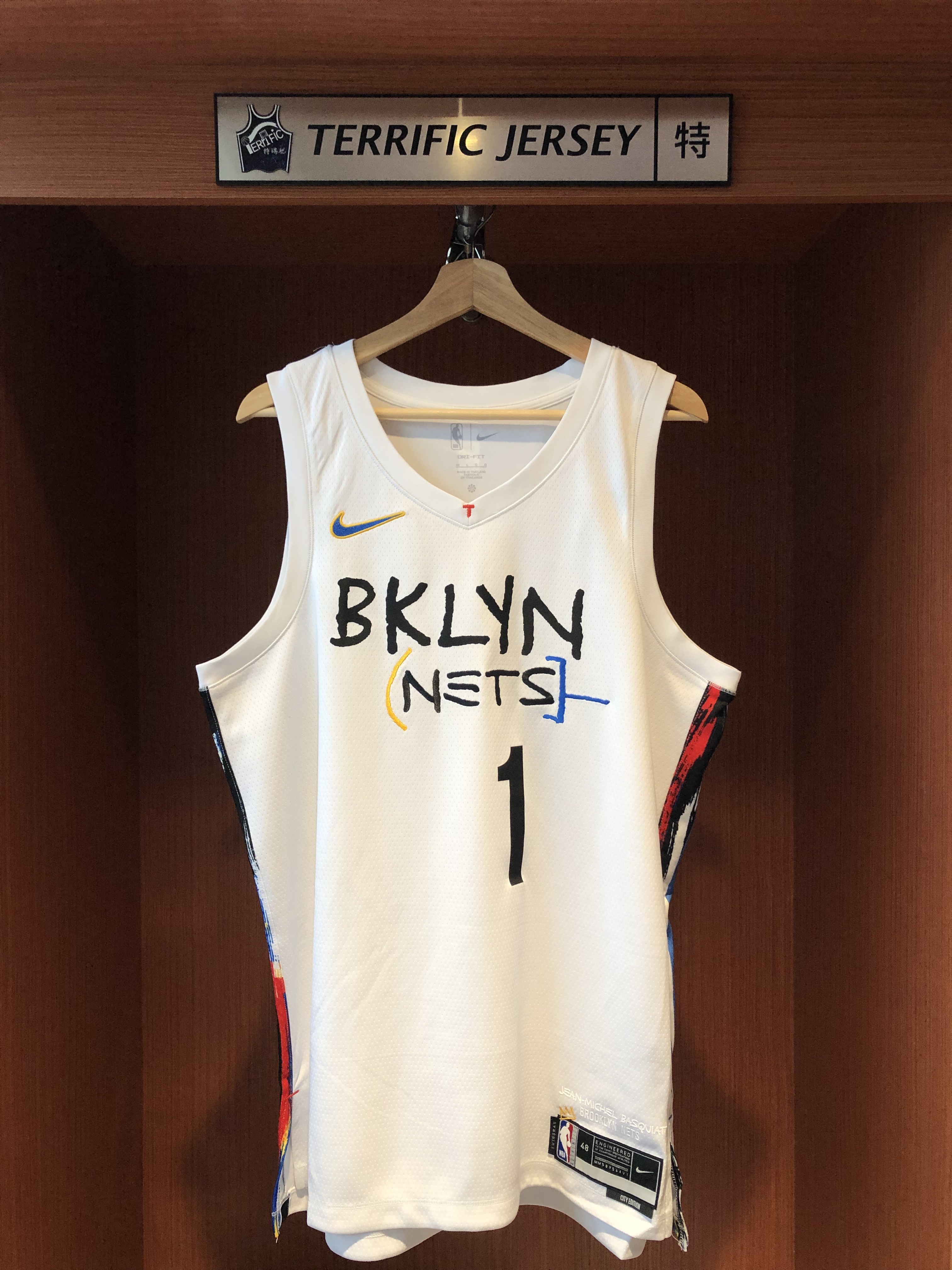 NBA球衣 Mikal Bridges 布魯克林籃網城市 City Nike Swingman 球迷版 熱轉印 全新