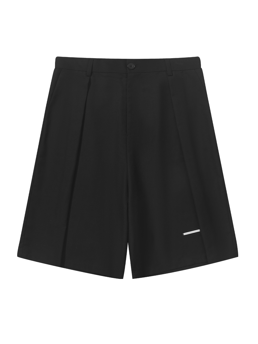 HARSH AND CRUEL 23SS 高級感立體剪裁壓褶設計西裝短褲 HN232130124