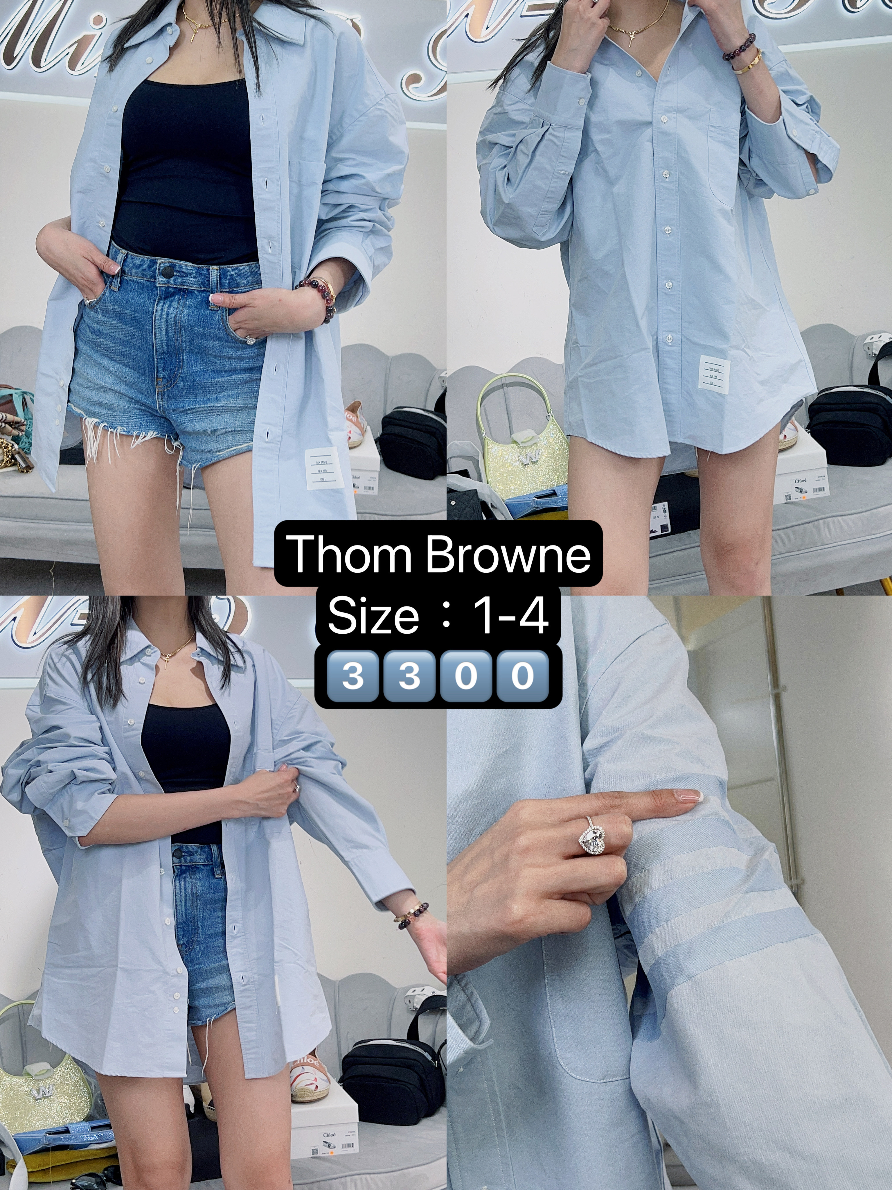 THOM BROWNE-MWL381A06496-T