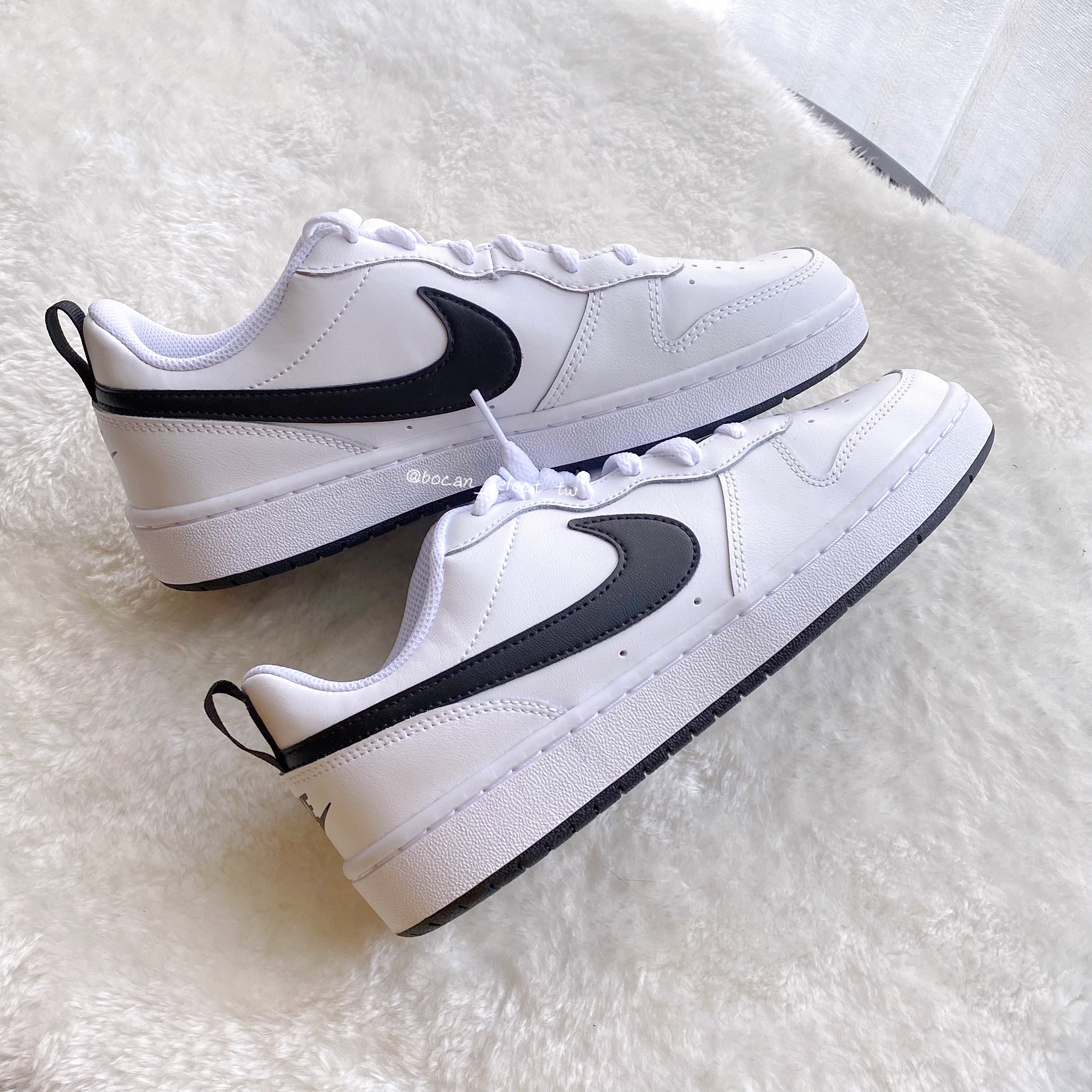 Nike Court borough 黑白熊貓  小Dunk（DV5456-104）