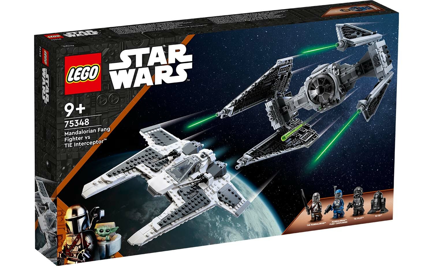 [飛米樂高積木專賣店] LEGO 75348 Star Wars-獠牙戰機大戰鈦攔截機