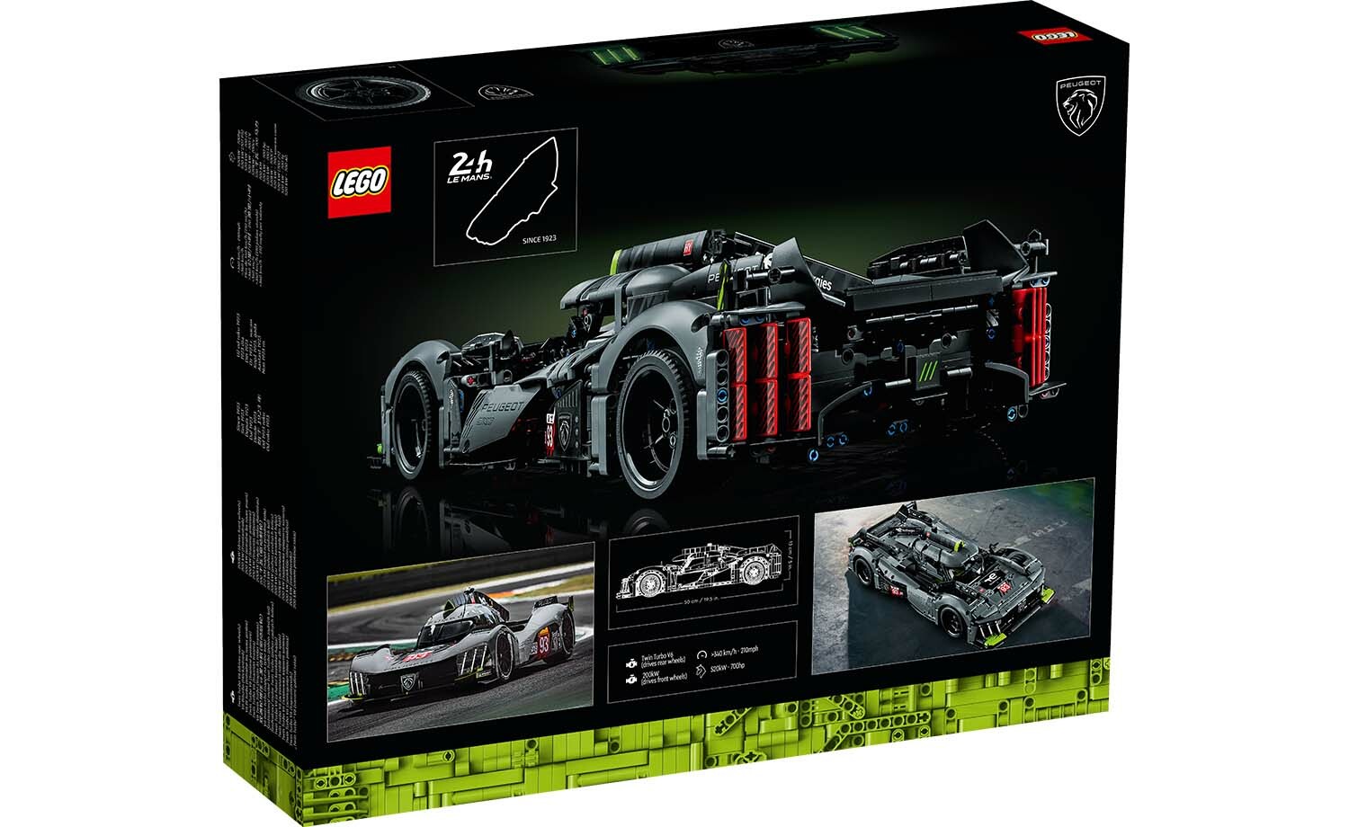 [飛米樂高積木專賣店] LEGO 42156 Technic-Peugeot 9X8 超級賽車 Hypercar