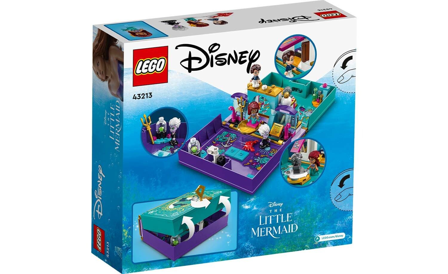 [飛米樂高積木專賣店] LEGO 43213 迪士尼公主 小美人魚故事書