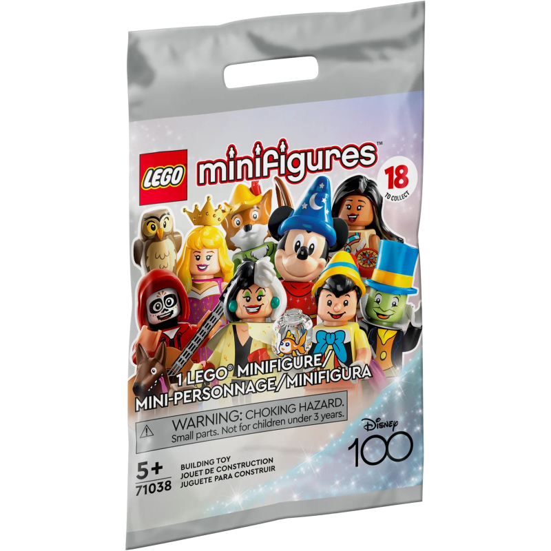 [飛米樂高積木磚賣店] LEGO 71038 Minifigures-迪士尼 100 週年紀念（一套18隻剪袋不重複）