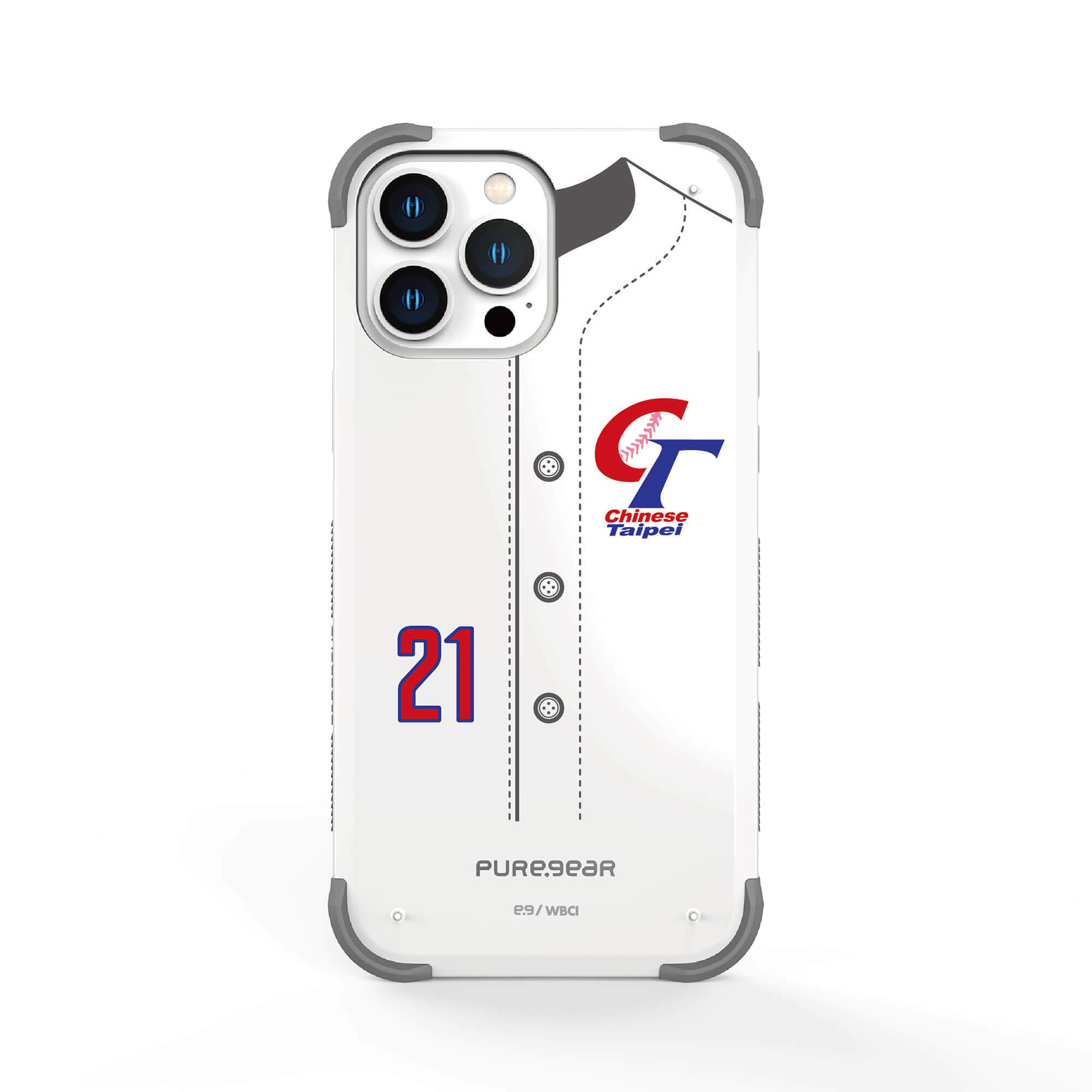 iPhone 13/12/11 坦克軍規防摔手機 / CT球衣 18-58 (WBC)